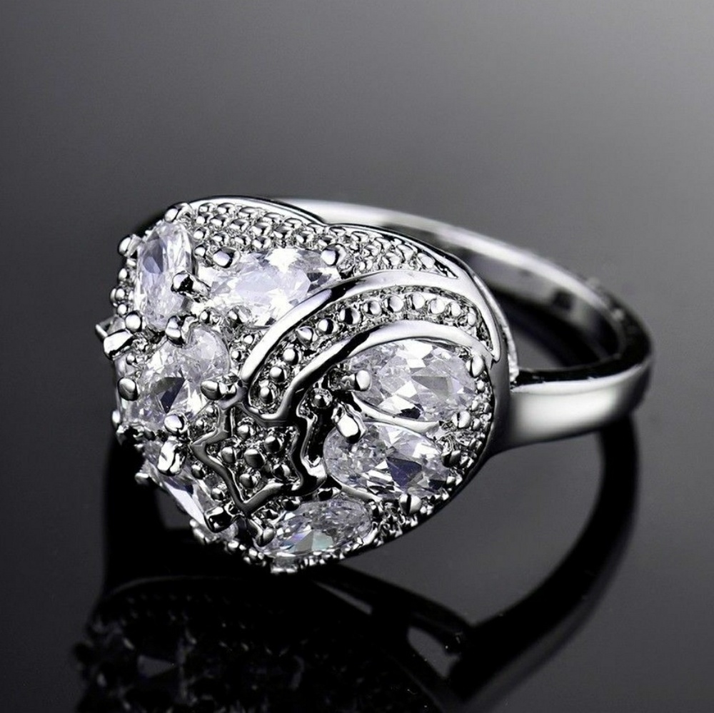 Shooting Star Heart Ring-Gold Filled